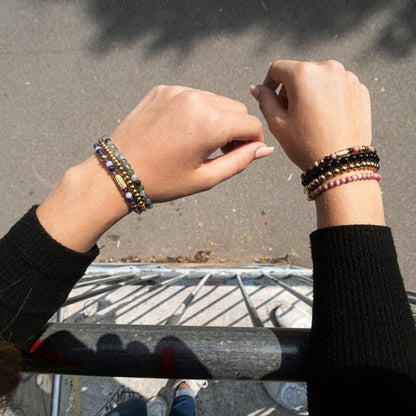 Rebel and Rose Winter Glow II Yellow Gold Plated 6mm Bracelet