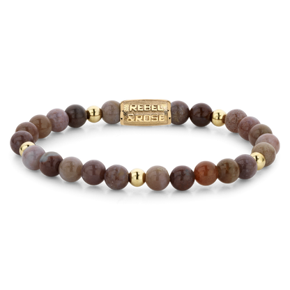 Rebel and Rose Indian Spring Yellow Gold Plated Bracelet