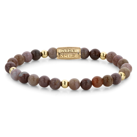 Rebel and Rose Indian Spring Yellow Gold Plated Bracelet