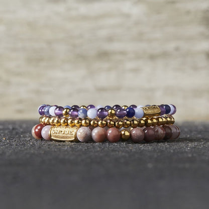 Rebel and Rose Indian Spring Yellow Gold Plated Bracelet