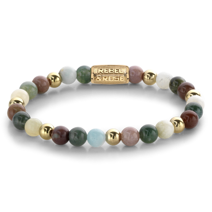 Rebel and Rose Spring Shine 6mm Yellow Gold Plated Bracelet