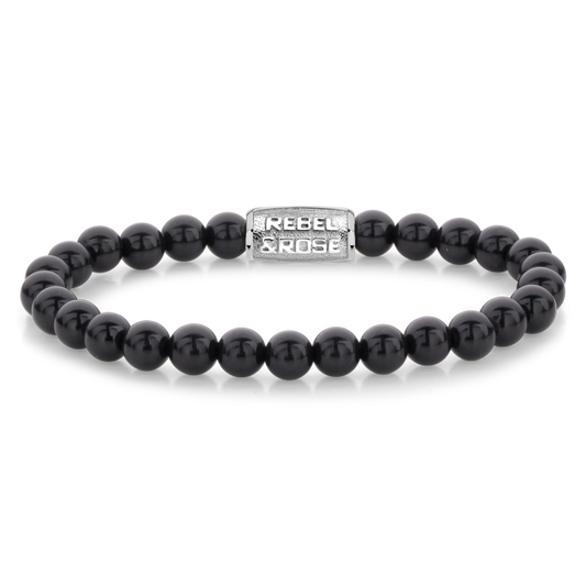 Rebel and Rose Black Velvet 6mm Bracelet