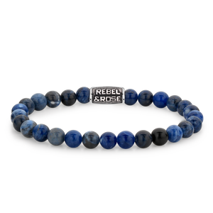 Rebel and Rose Midnight Blue Vintage 6mm Bracelet