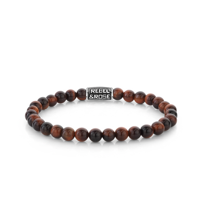 Rebel and Rose Tiger Red Vintage 6mm Bracelet