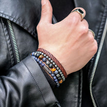 Load image into Gallery viewer, Rebel and Rose Grey Silver DV 6mm Bracelet