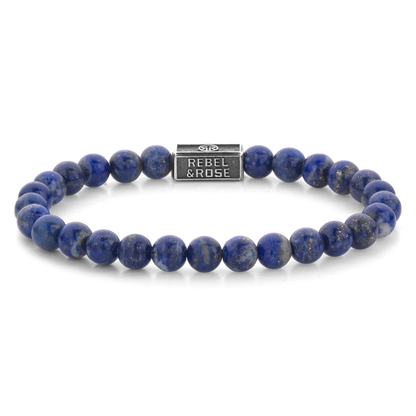 Rebel and Rose Lapis Lazuli 925 6mm Bracelet
