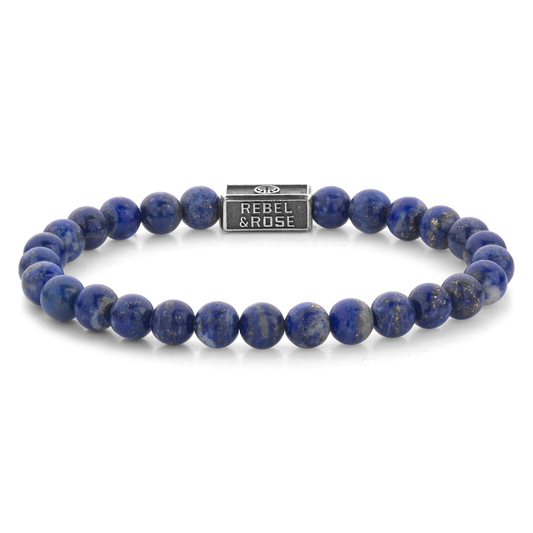 Rebel and Rose Lapis Lazuli 925 6mm Bracelet