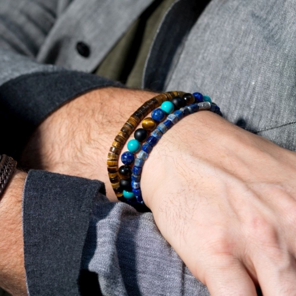 Rebel and Rose Mix Turquoise 925 6mm Bracelet