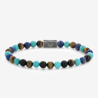 Rebel and Rose Mix Turquoise 925 6mm Bracelet