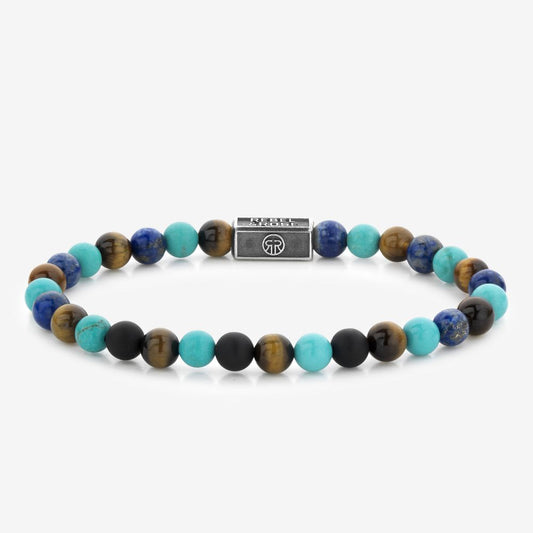 Rebel and Rose Mix Turquoise 925 6mm Bracelet