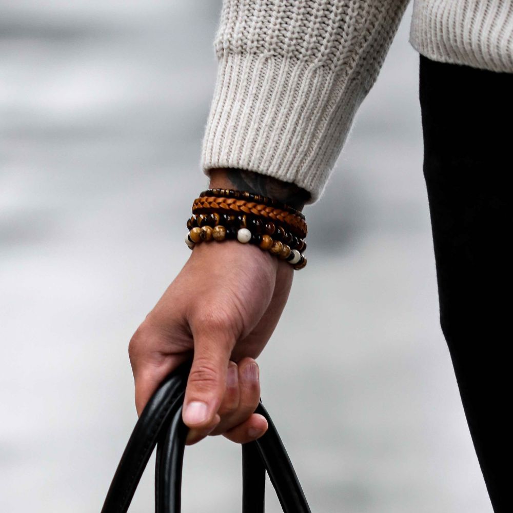 Rebel and Rose Who's Afraid of the Tiger 8mm Bracelet