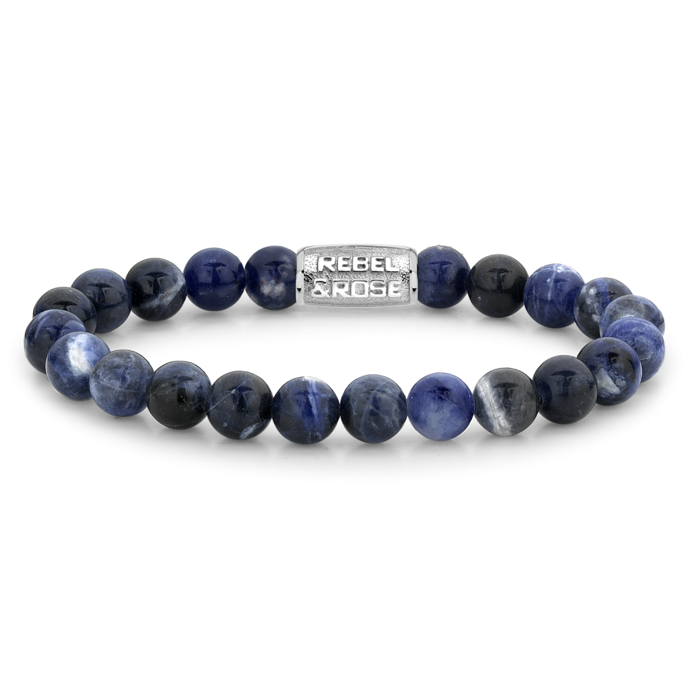Rebel and Rose Midnight Blue 8mm Bracelet