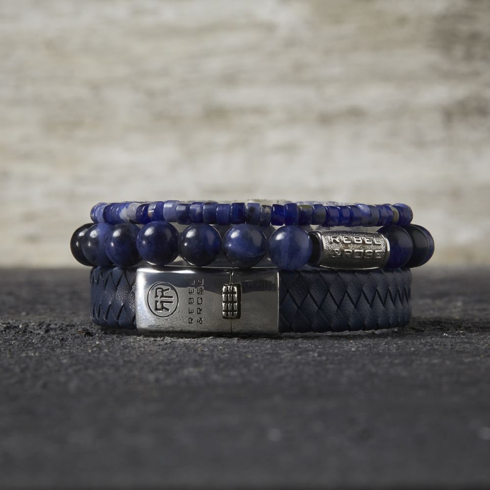 Rebel and Rose Midnight Blue 8mm Bracelet