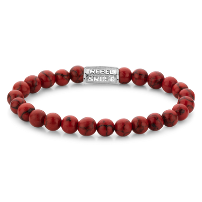 Rebel and Rose Red Delight 8mm Bracelet