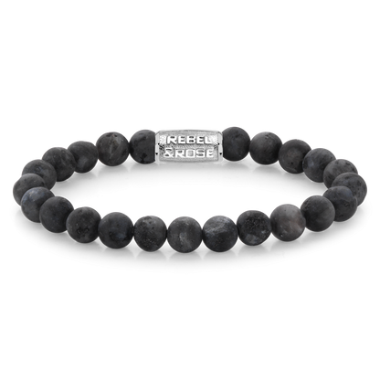 Rebel and Rose Mad Grey Seduction 8mm Bracelet