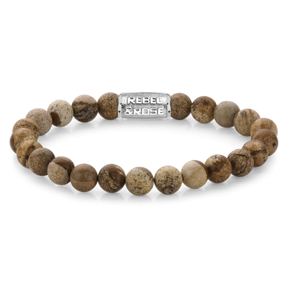 Rebel and Rose Woodstock 8mm  Bracelet