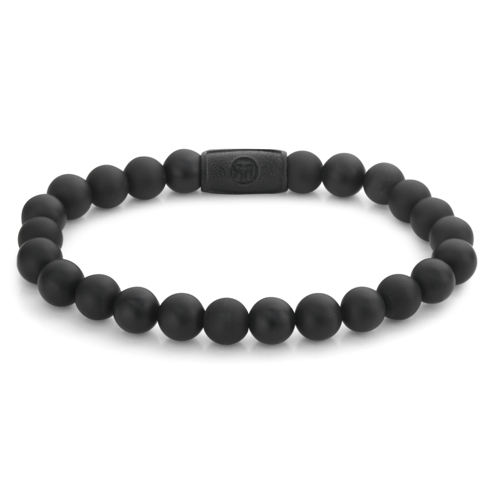 Rebel and Rose Mad Panther - All-Black 8mm Bracelet