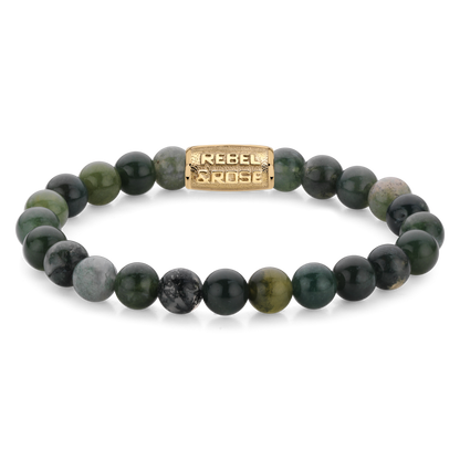 Rebel and Rose The Secret Garden Gold 8mm Bracelet