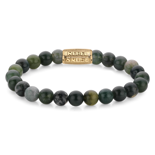 Rebel and Rose The Secret Garden Gold 8mm Bracelet