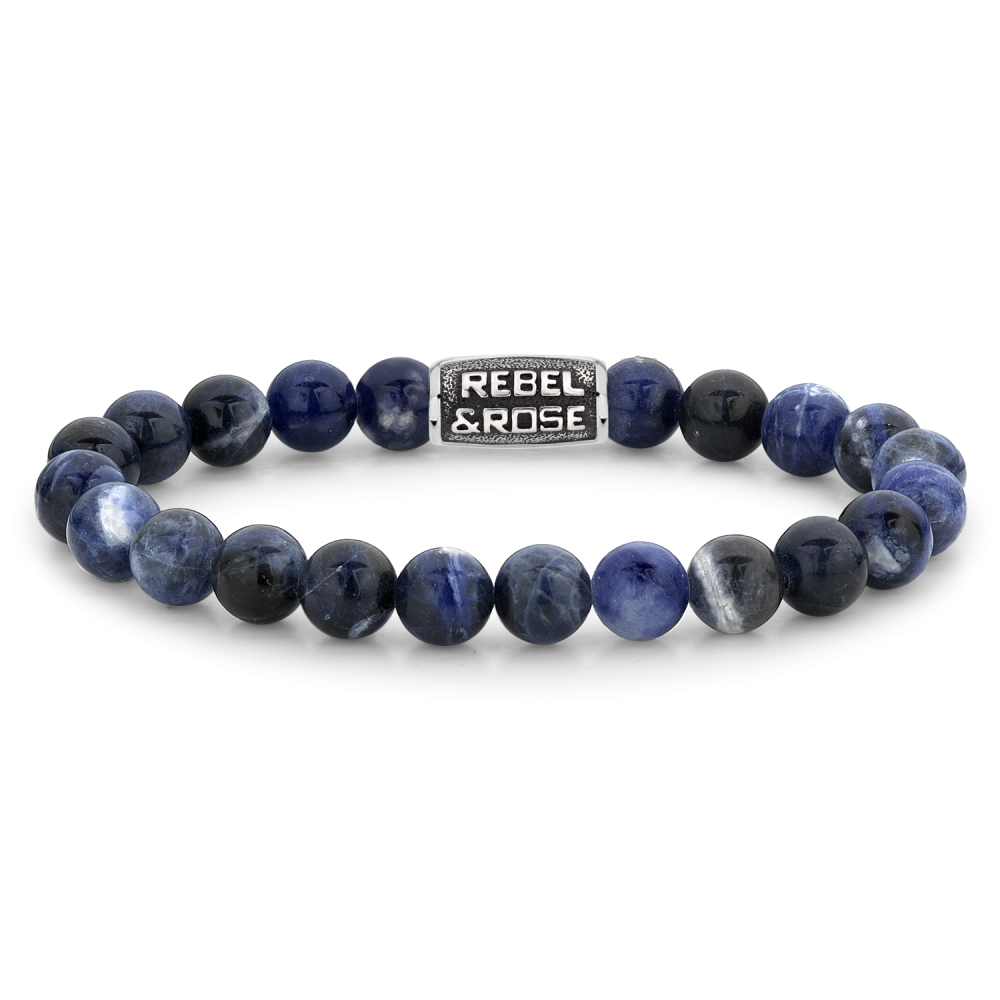 Rebel and Rose Midnight Blue Vintage 8mm Bracelet