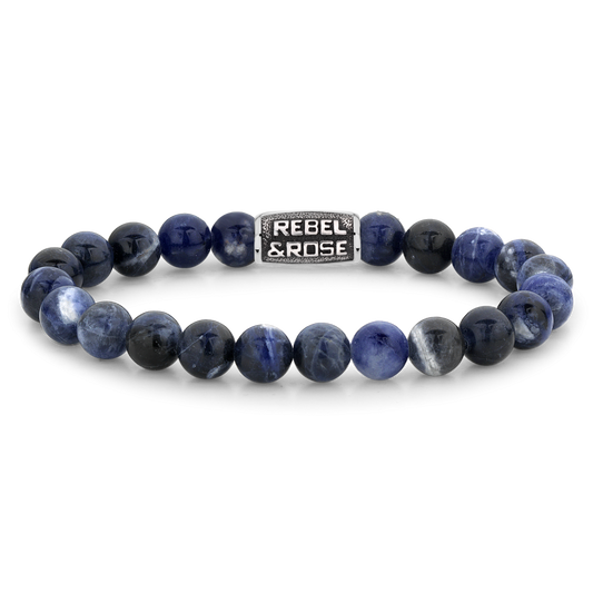 Rebel and Rose Midnight Blue Vintage 8mm Bracelet
