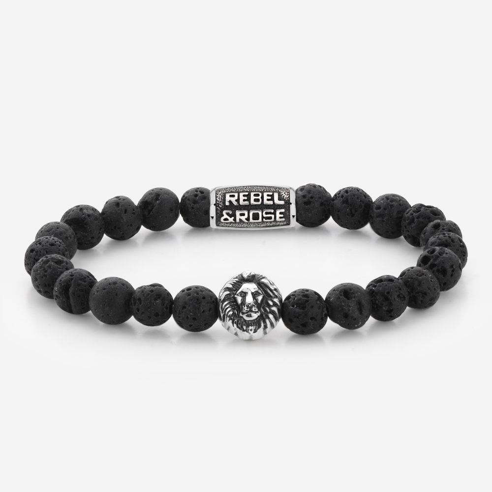 Rebel and Rose Black Moon - Silver Colored Bracelet