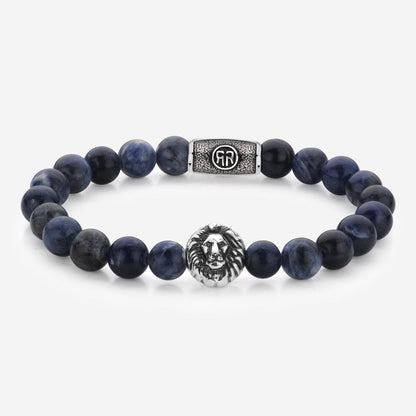 Rebel and Rose Midnight Blue - Silver Colored Bracelet