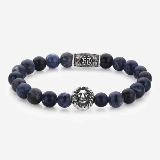 Rebel and Rose Midnight Blue - Silver Colored Bracelet