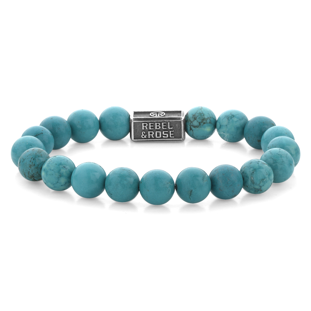 Rebel and Rose Torquoise Delight 925 8mm Bracelet