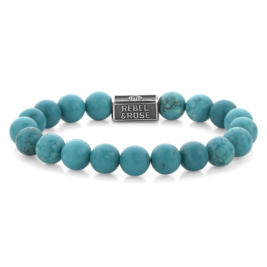 Rebel and Rose Torquoise Delight 925 8mm Bracelet