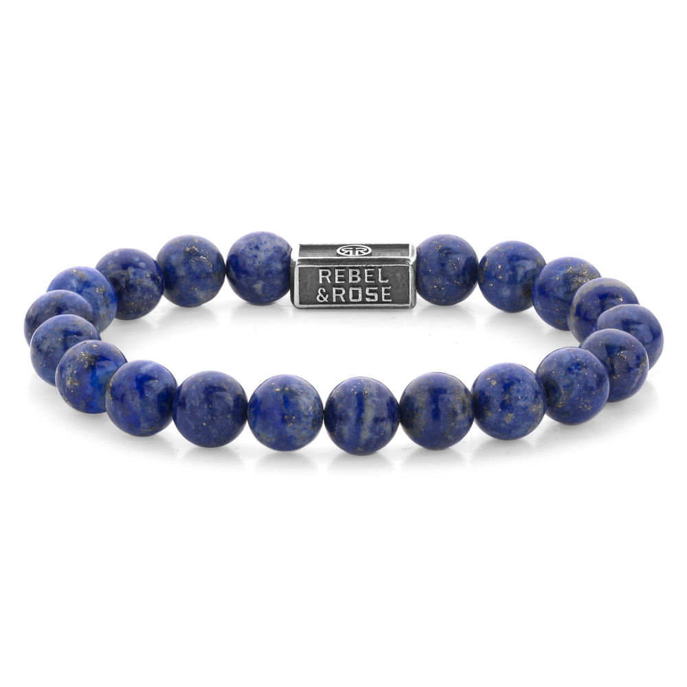 Rebel and Rose Lapis Lazuli 925 8mm Bracelet