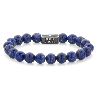 Rebel and Rose Lapis Lazuli 925 8mm Bracelet