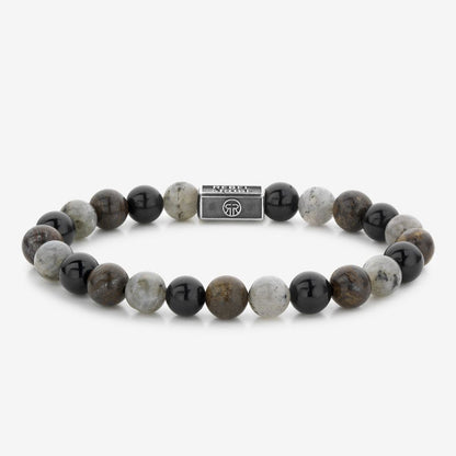 Rebel and Rose Mix Brown 925 8mm Bracelet