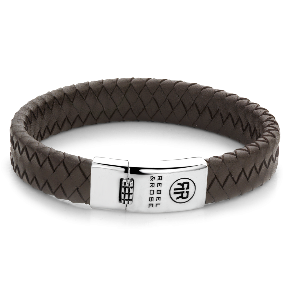 Rebel and Rose Braided Flat 925 Earth Bracelet