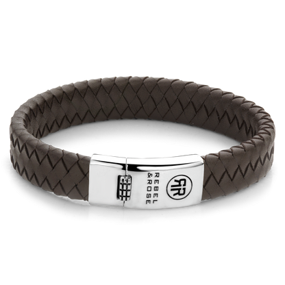 Rebel and Rose Braided Flat 925 Earth Bracelet