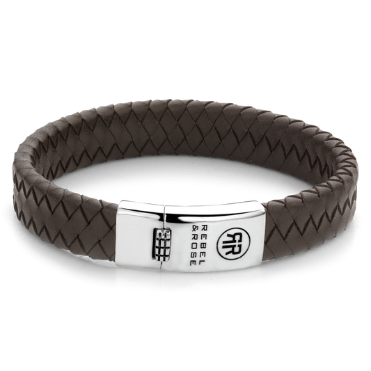 Rebel and Rose Braided Flat 925 Earth Bracelet