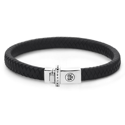 Rebel and Rose Small Braided Black Bracelet