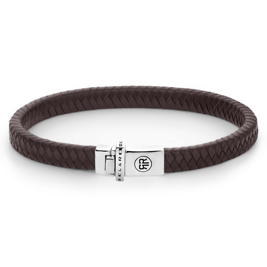 Rebel and Rose Small Braided Brown Bracelet