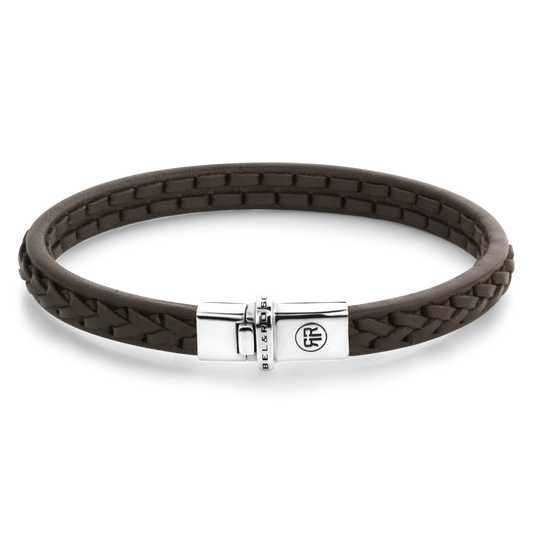 Rebel and Rose Single Stranded Brown Bracelet