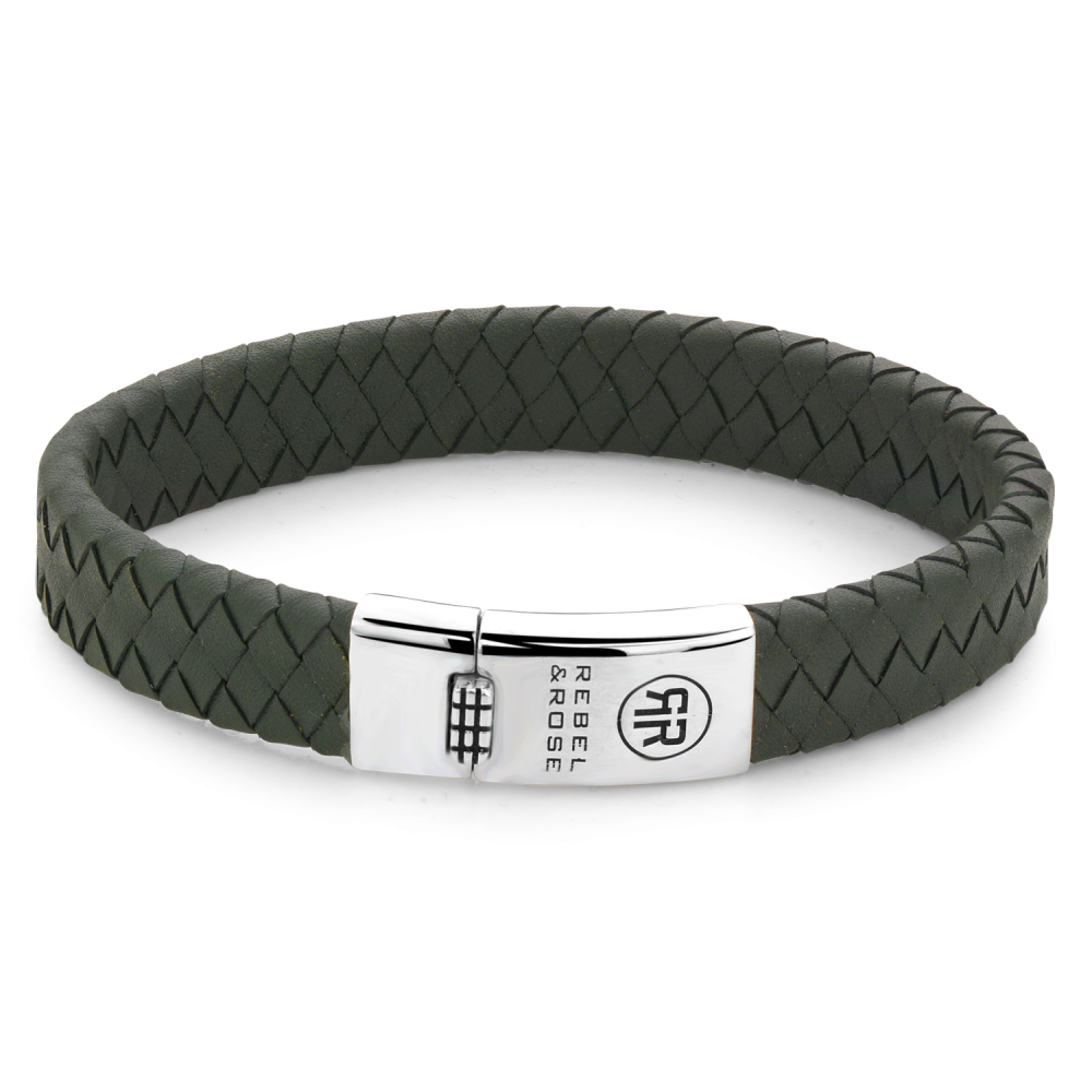 Rebel and Rose Braided Flat 925 Ranger Bracelet