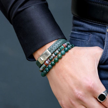 Rebel and Rose Braided Flat 925 Ranger Bracelet