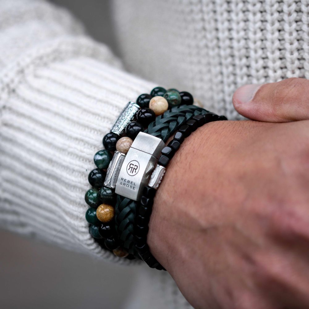 Rebel and Rose Braided Raw Mat Ranger Bracelet