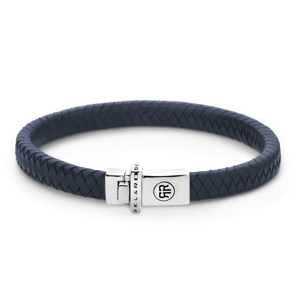 Rebel and Rose Small Braided Navy Bracelet