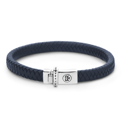 Rebel and Rose Small Braided Navy Bracelet