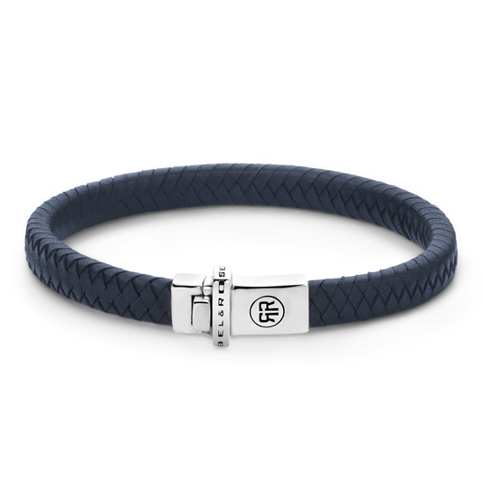 Rebel and Rose Small Braided Navy Bracelet