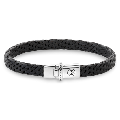 Rebel and Rose Woven Small Black Bracelet