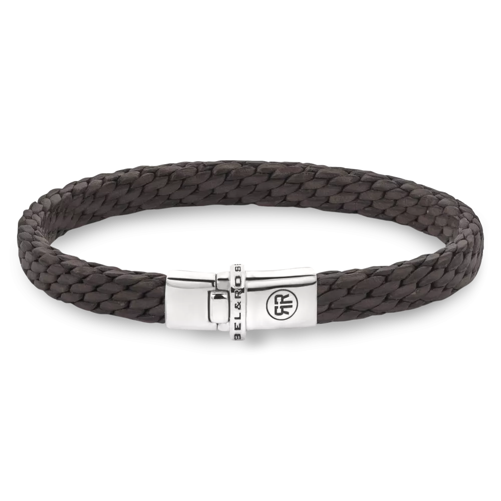 Rebel and Rose Woven Small Brown Bracelet