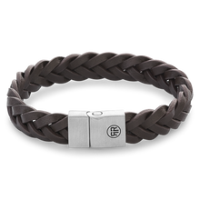 Load image into Gallery viewer, Rebel and Rose Full Metal Braided Brown Matt Bracelet