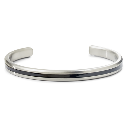 Rebel and Rose Bangle Brushed Black