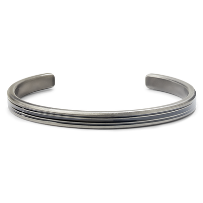 Rebel and Rose Bangle Vintage Black Lines